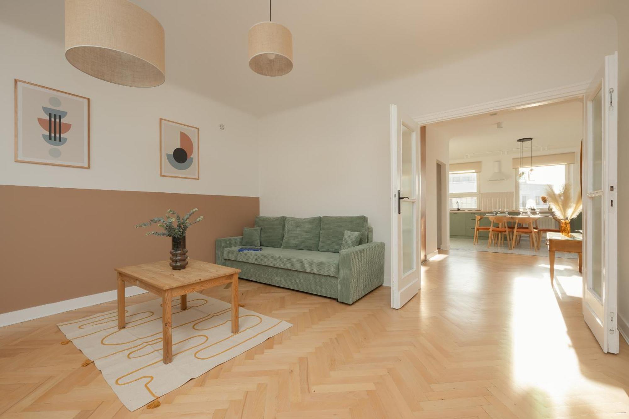 Apartment For 6 People Near Royal Baths Park By Renters Prestige Varsó Kültér fotó